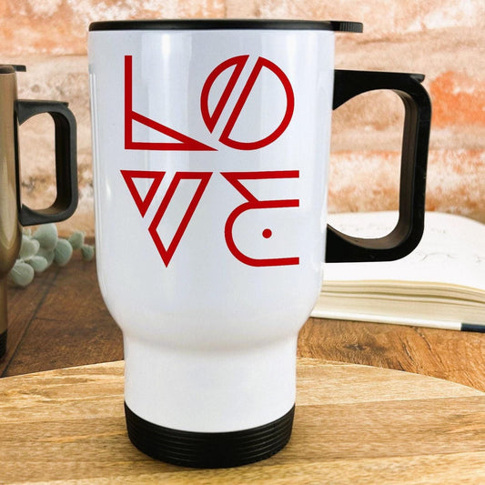 LOVE Cute Personalised Travel Mug Valentine's Day Gift