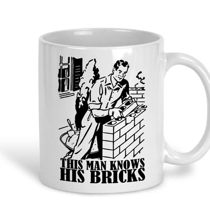 This Man Knows His Bricks Bricklayer Personalised Mug