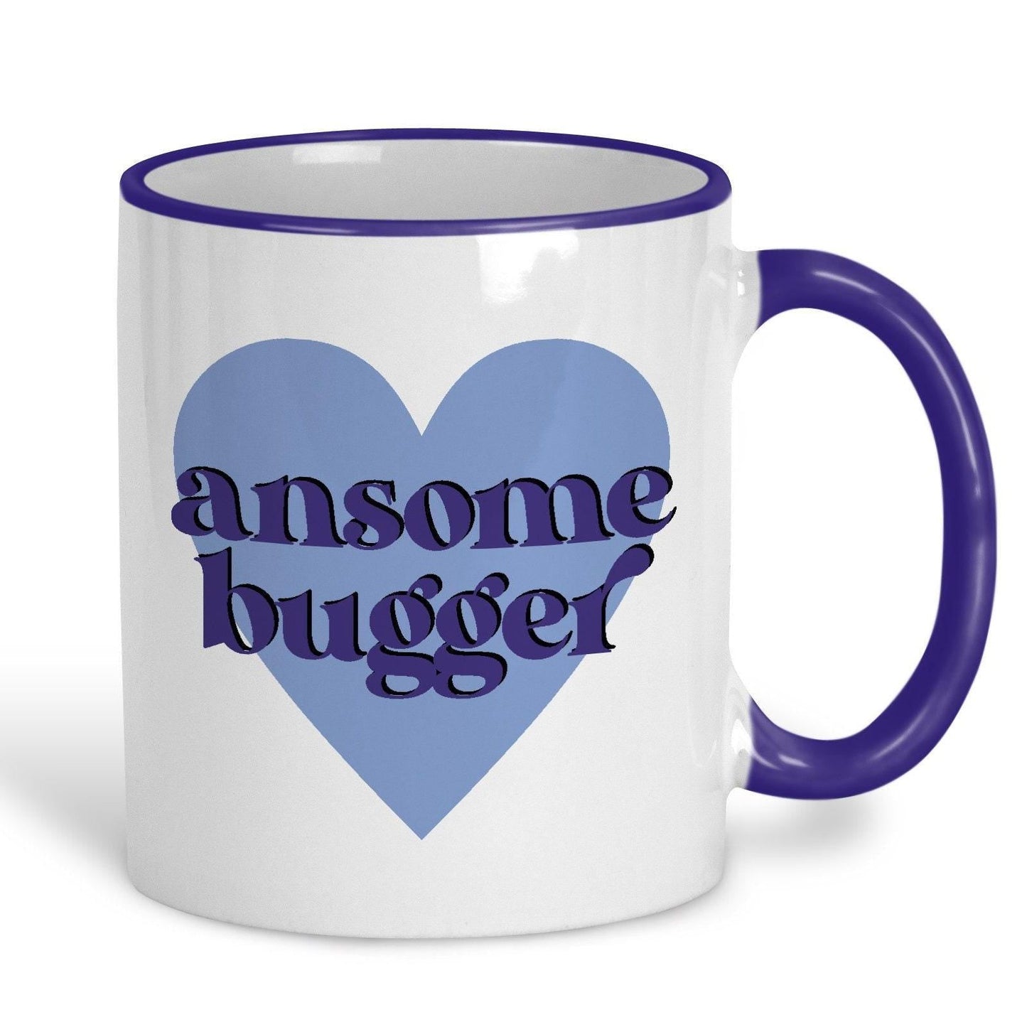 Ansome Bugger Yorkshire Dialect - Personalised Ceramic Mug