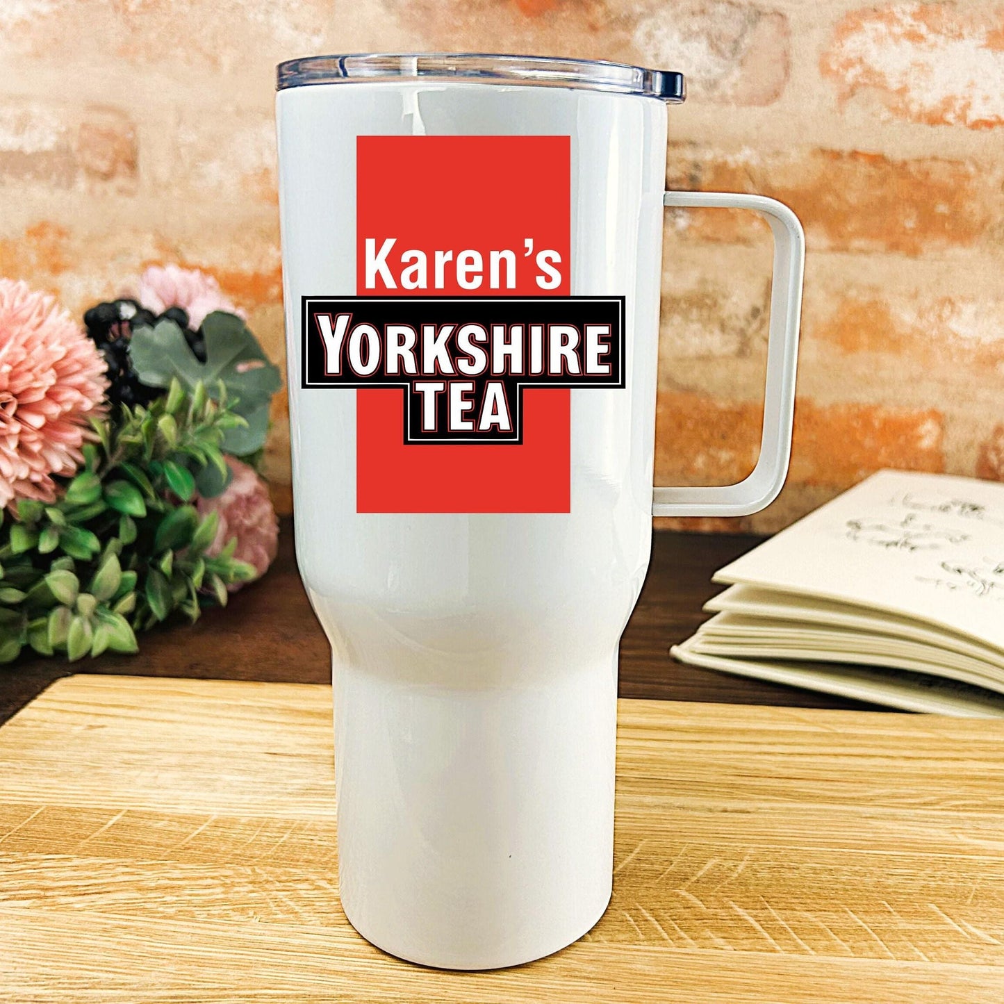 Yorkshire Tea - Personalised Steel Travel Mug