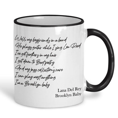 Lana Del Rey Brooklyn Baby Ceramic Mug