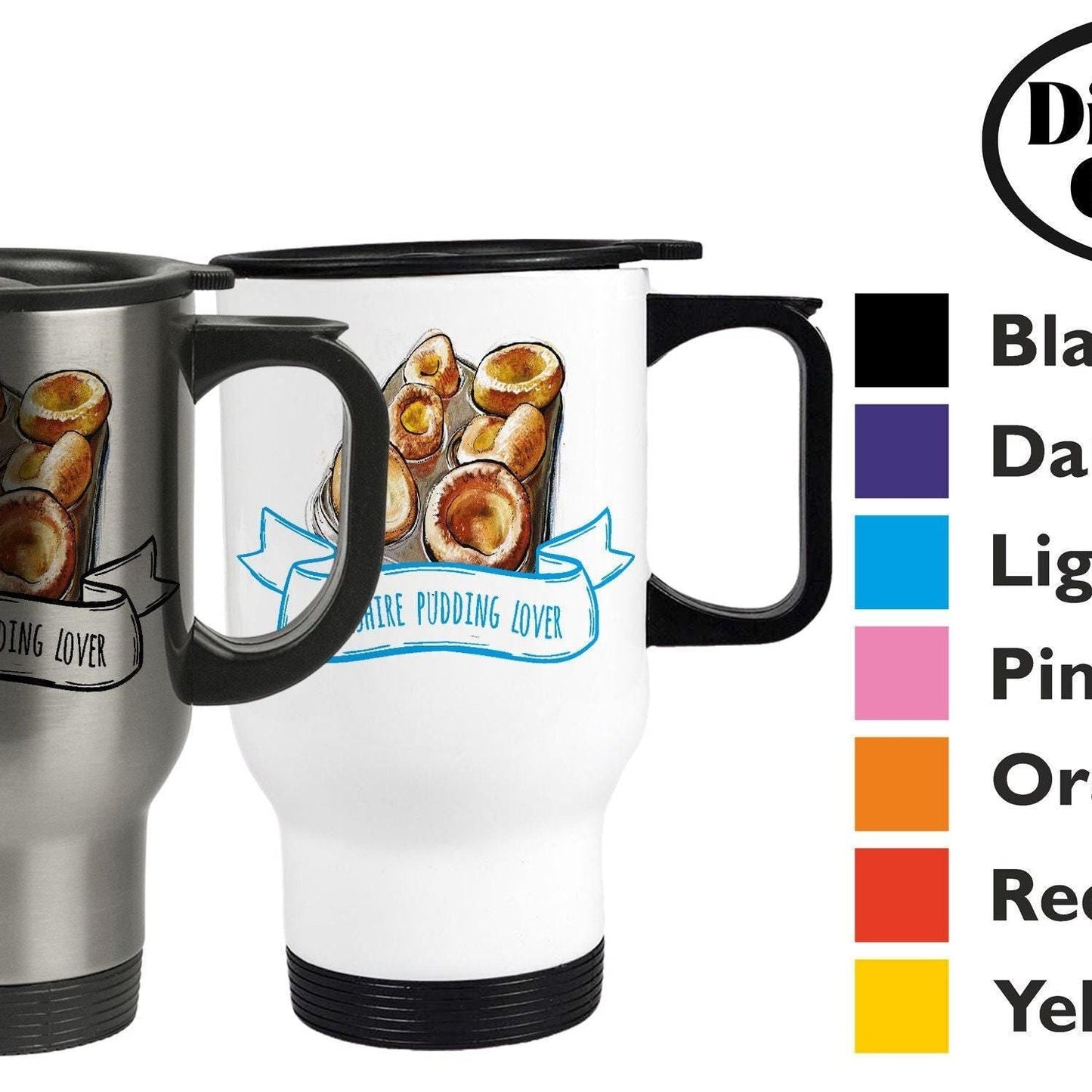 Yorkshire Pudding Lover - Personalised Travel Mug