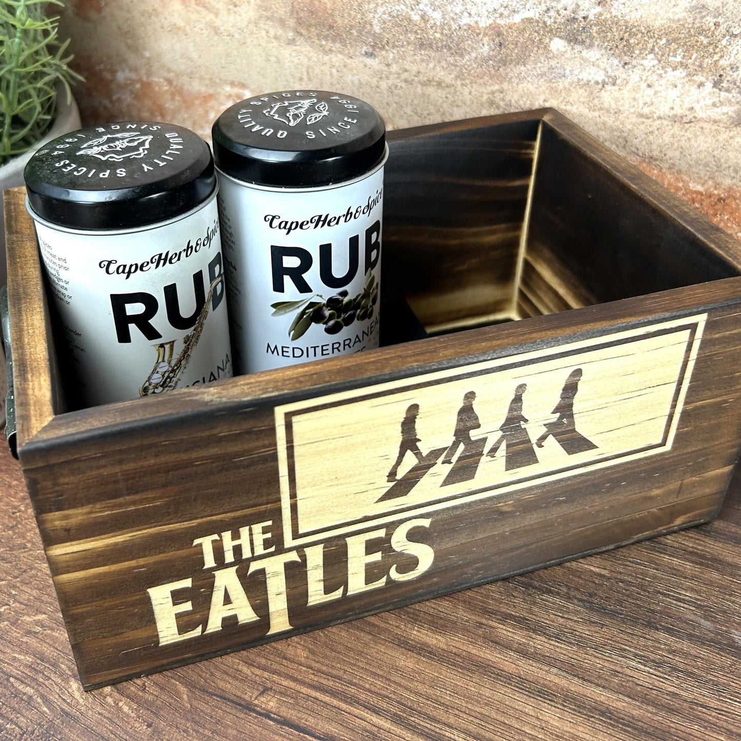 The Eatles Abbey Road Beatles Kitchen Tidy / Caddy - Funny Cooking Gift - Present Kitchen Decor Housewarming