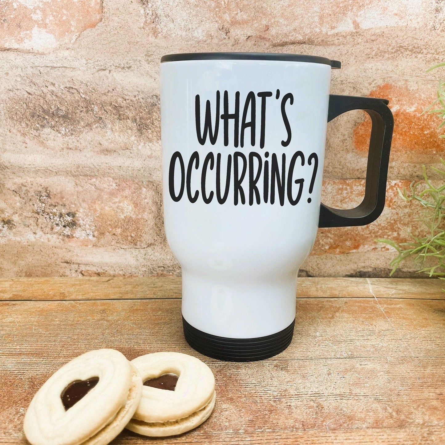 What's Occurring? - Welsh Language Dialect - Personalised Travel Mug