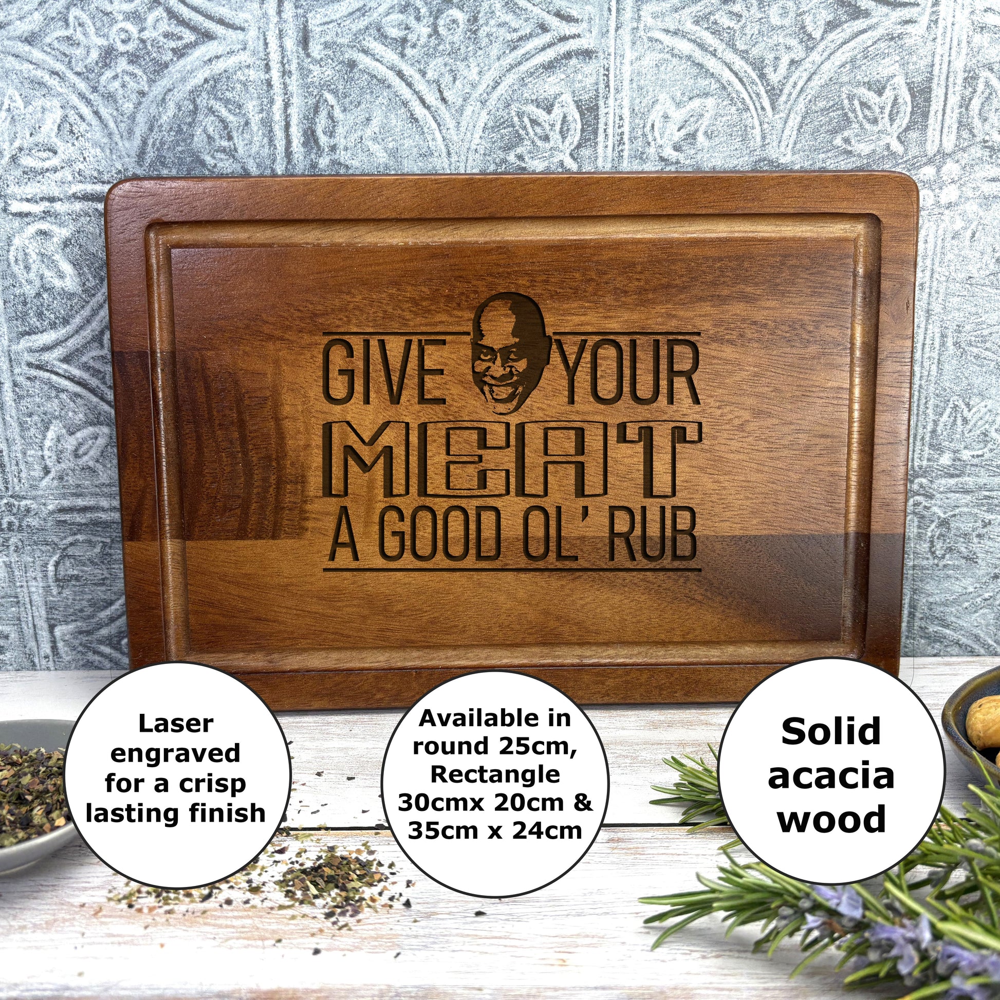 a wooden plaque with the words give your might a good club