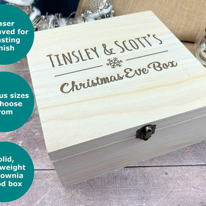 Simple Personalised Christmas Eve Box Xmas Treats Gift