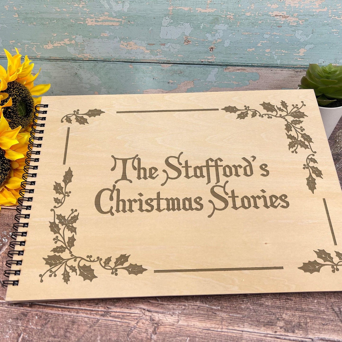 Christmas Memory Book - Family XMAS Photo Personalised Gift