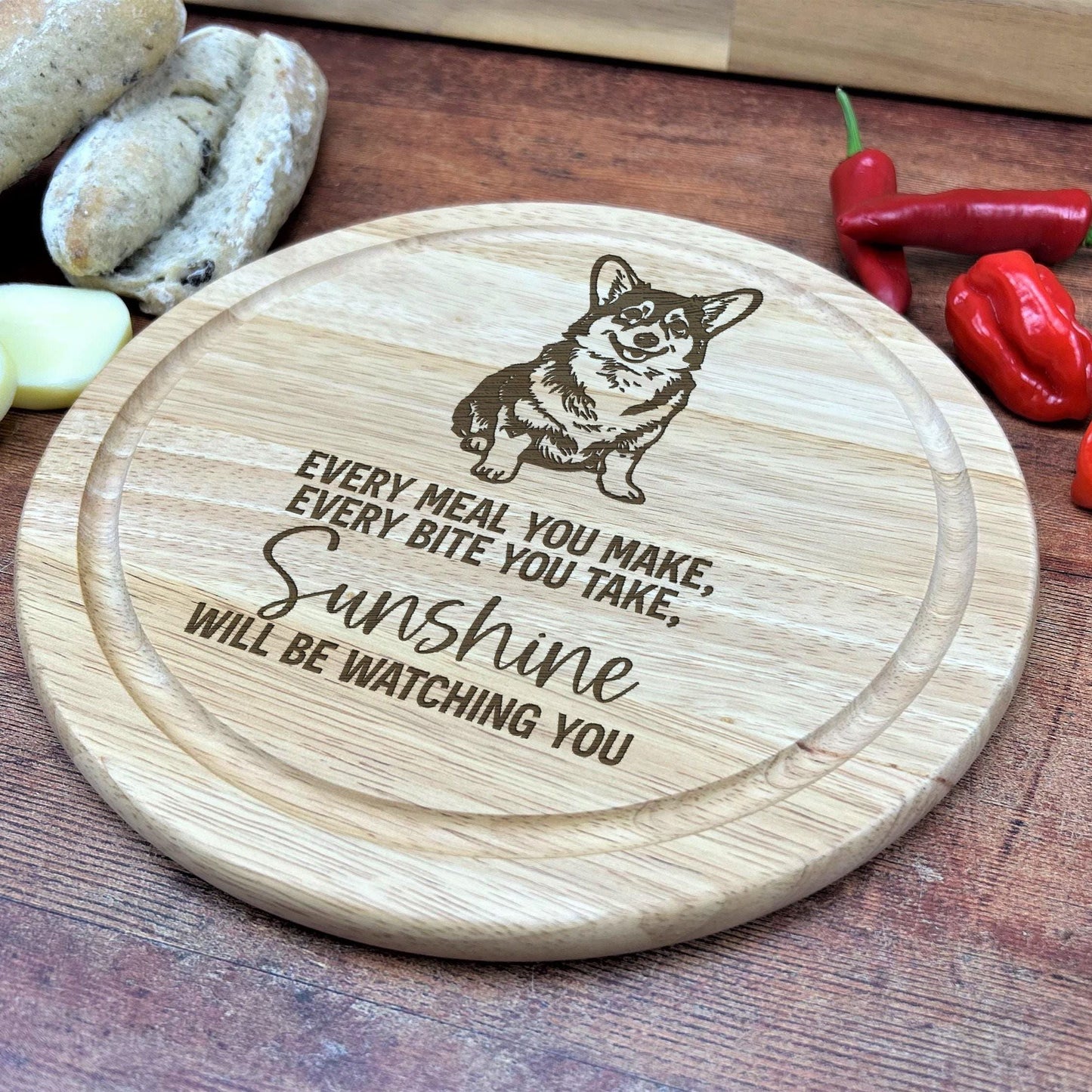 Corgi Pembroke Welsh Dog - Personalised Chopping Board