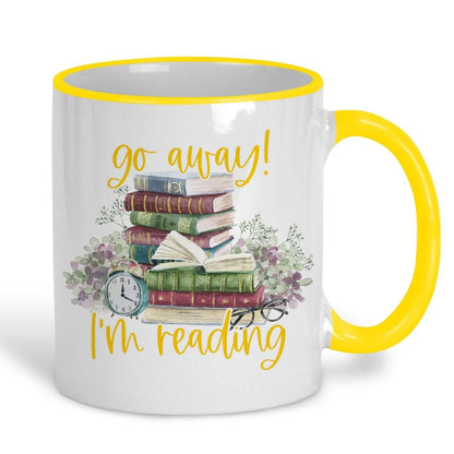 Go Away I'm Reading Mug