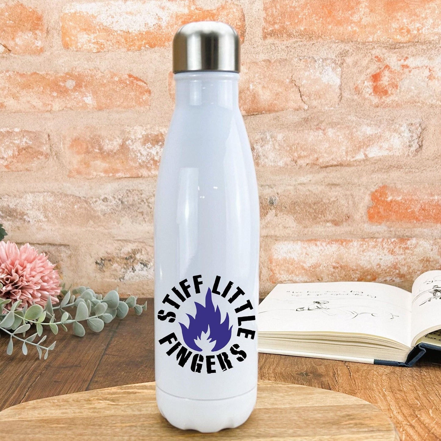 Stiff Little Fingers Logo - Northern Ireland - Personalised Water Bottle