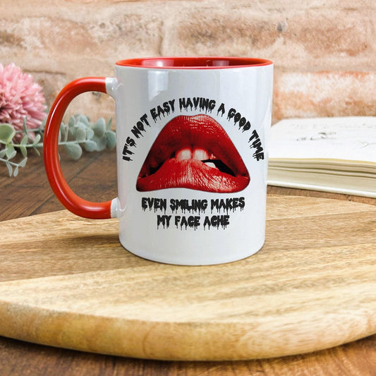 Rocky Horror Picture Show "Not Easy Having A Good Time" Mug