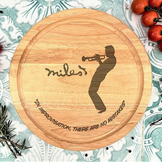 Miles Davis Chopping Board Quote Jazz Musician Gift