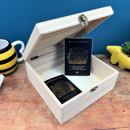 Adventures Personalised Wooden Memory Box  - Personalised Day