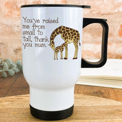 From Small to Tall Giraffe Travel Mug Mother's Day Gift