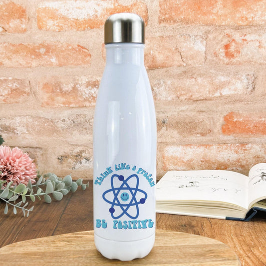 Be Positive Proton Science Water Bottle Personalised Gift