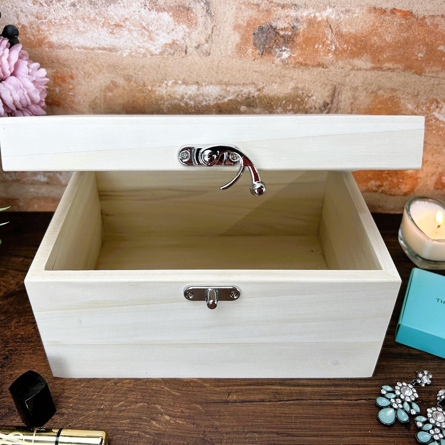 Personalised Wooden Ballot & Suggestion Box Guest Comments DropBox with Slot Lid