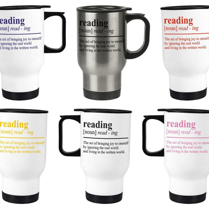 Reading Definition Travel Mug