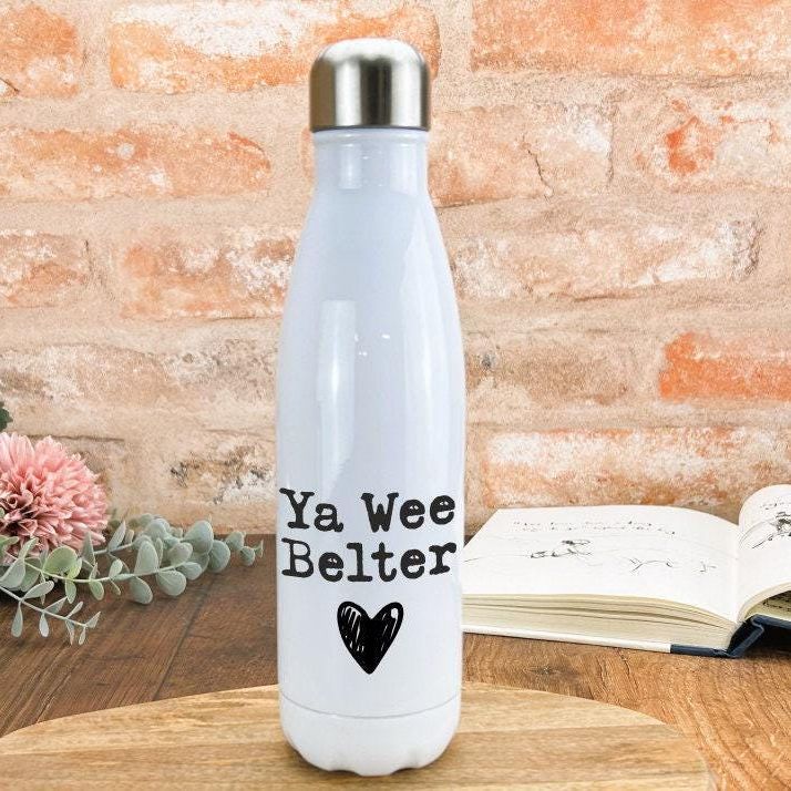 Ya Wee Belter - Scotland Scottish Dialect - Personalised Water Bottle