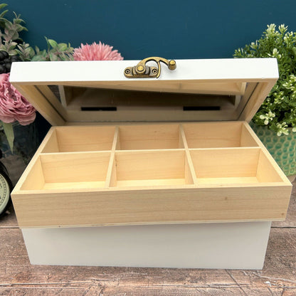 Rose Floral Wreath Personalised Jewellery Trinkets Box - Birthday Gift