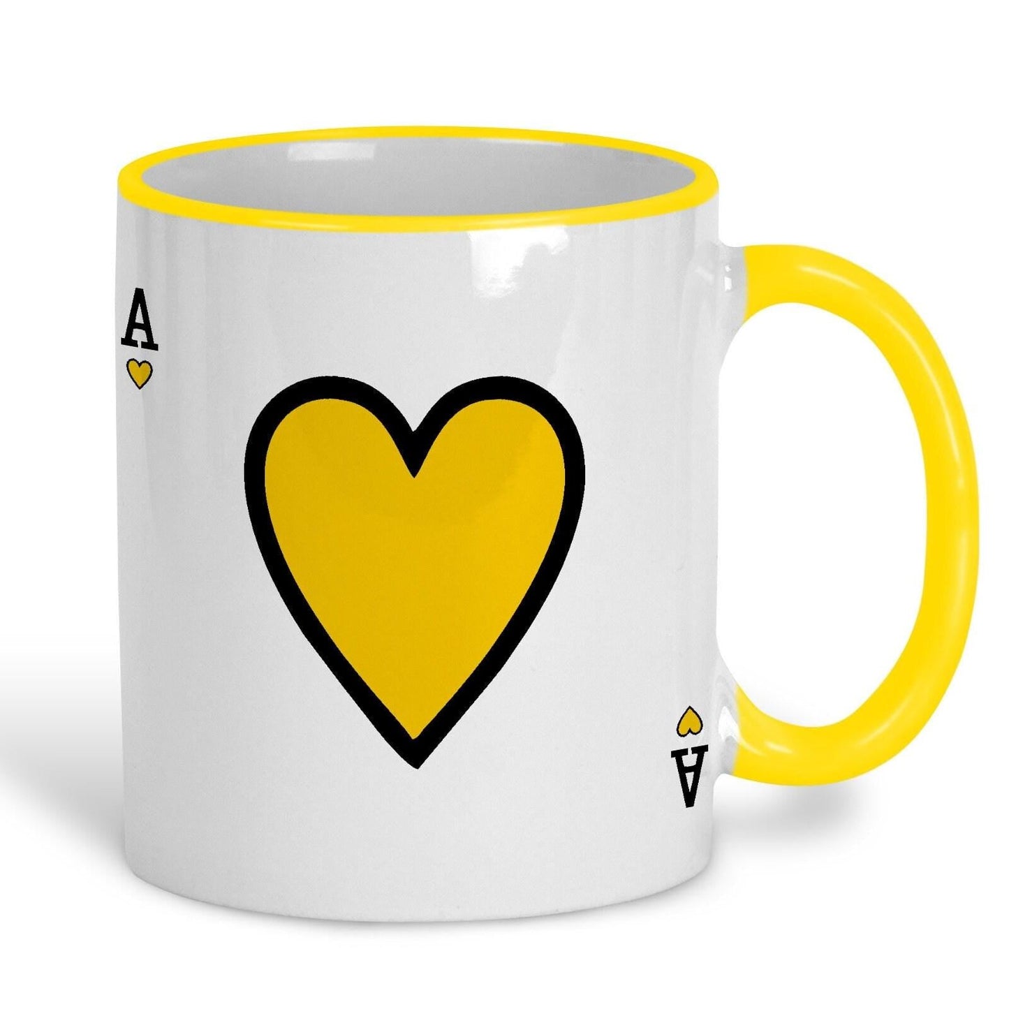Ace of Hearts Playing Card Design Personalised Ceramic Mug