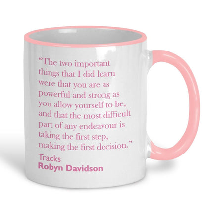 Robyn Davidson Tracks Book Quote Mug