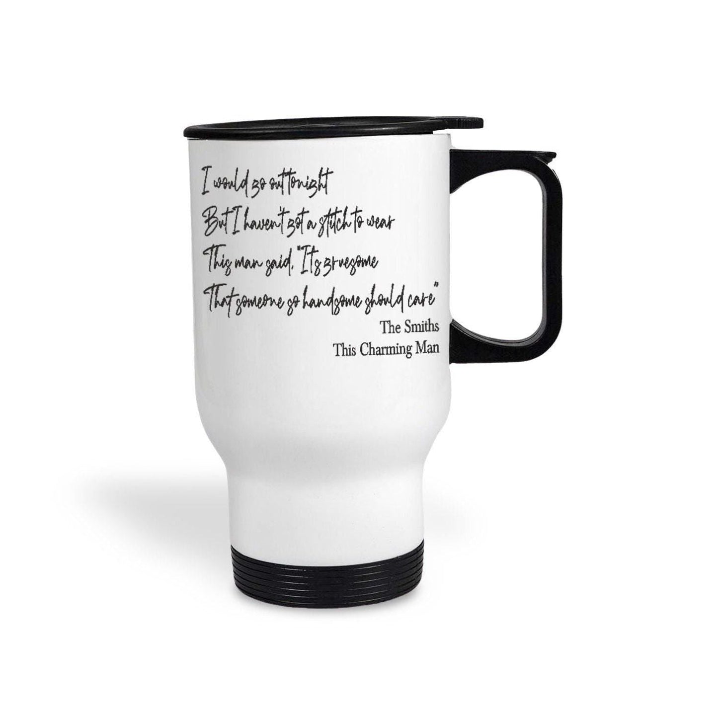 The Smiths This Charming Man Travel Mug Personalised