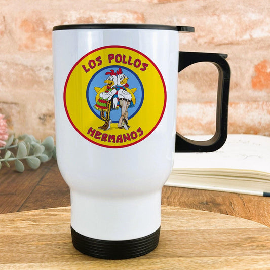 Los Pollos Hermanos Logo Breaking Bad TV Show Travel Mug