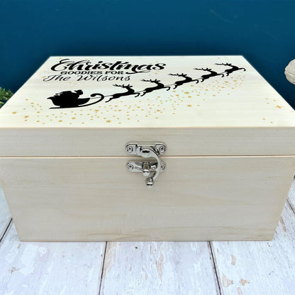 Santa Sleigh Goodies Personalised Christmas Eve Gift Box