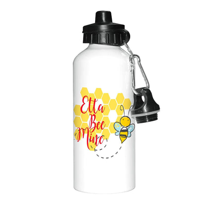 Bee Mine Honeycomb Personalised Water Bottle Valentine's Day Boyfriend Girlfriend Gift Partner Love