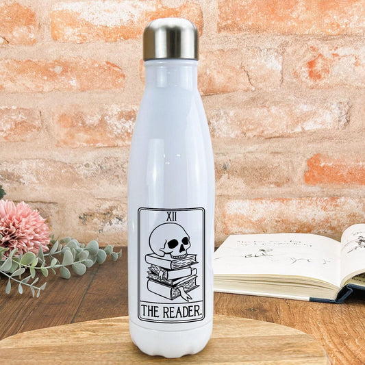 Tarot Card The Reader Water Bottle Reader Gift