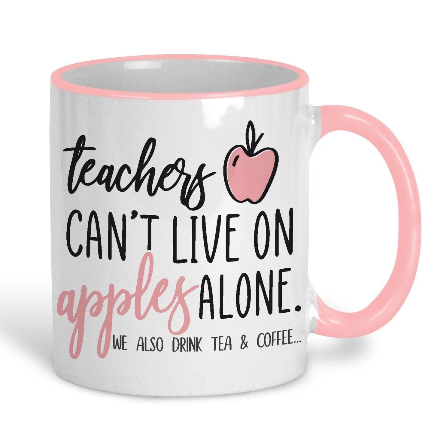 Apples Alone Teacher Personalised Mug