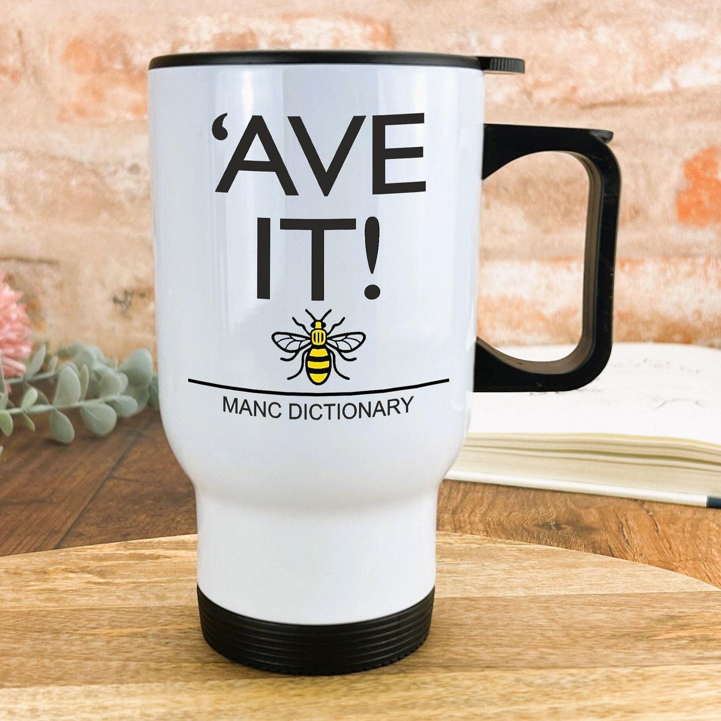 Ave It - Manc Dictionary - Personalised Travel Mug