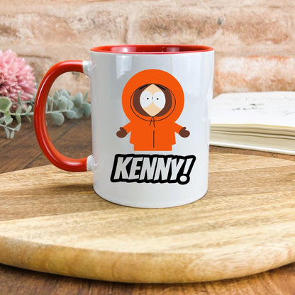 Kenny South Park Character Personalised Ceramic Gift Mug