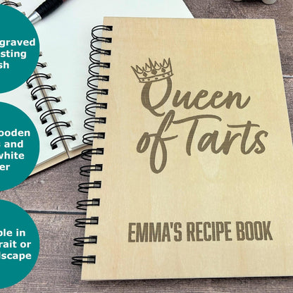 Queen of Tarts Personalised Recipe Baking Book