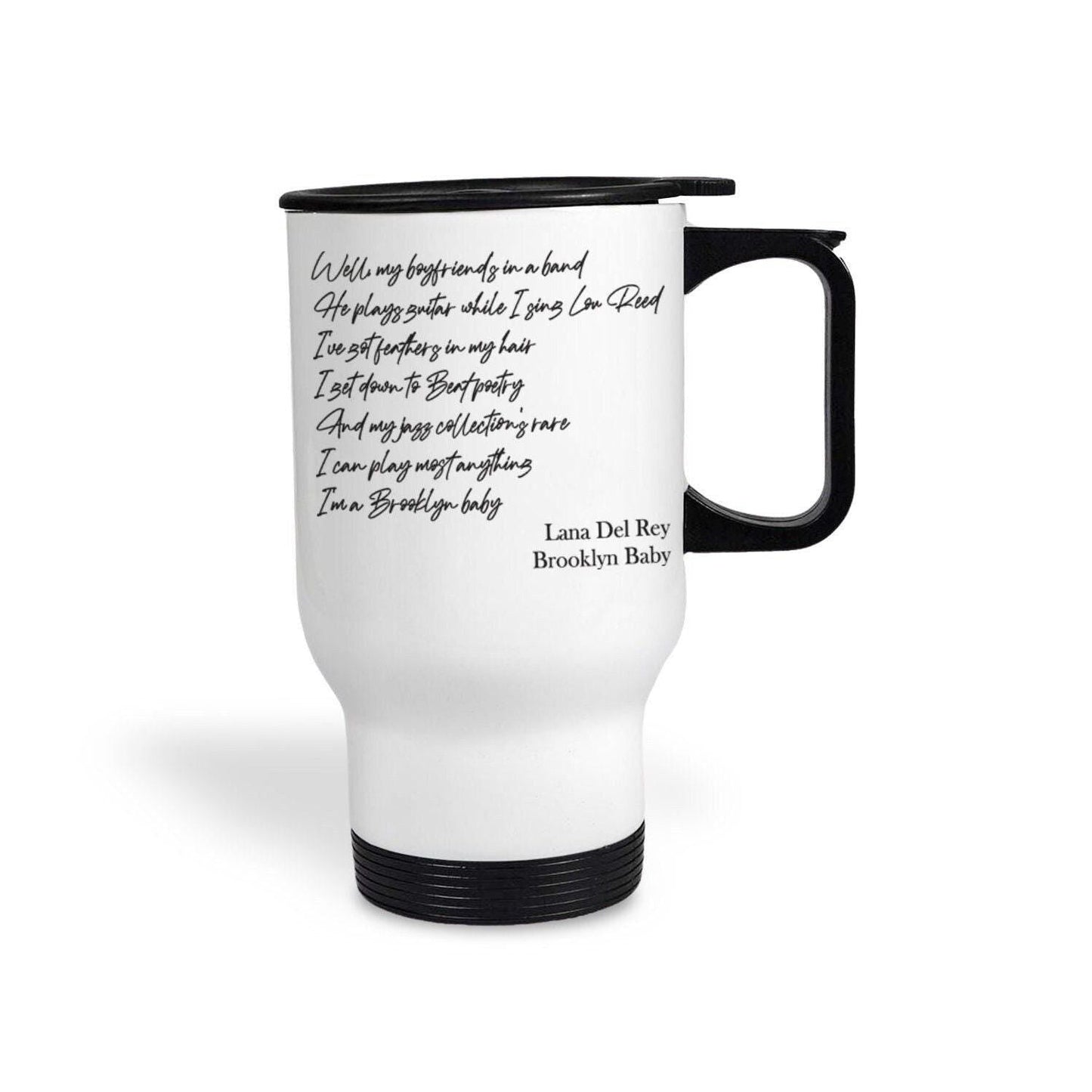 Lana Del Rey Brooklyn Baby Travel Mug Personalised