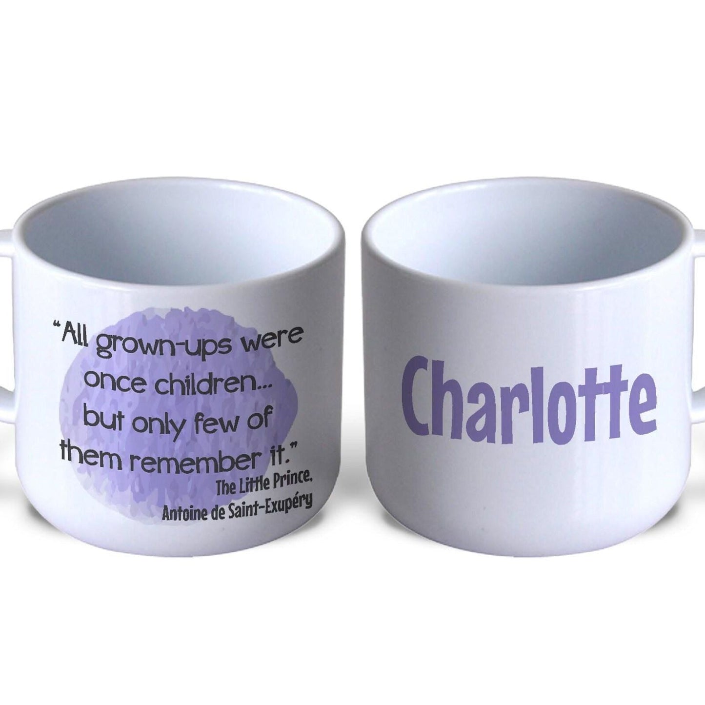 The Little Prince Children's Book Quote Literature Personalised Gift Mug Polymer First Unbreakable