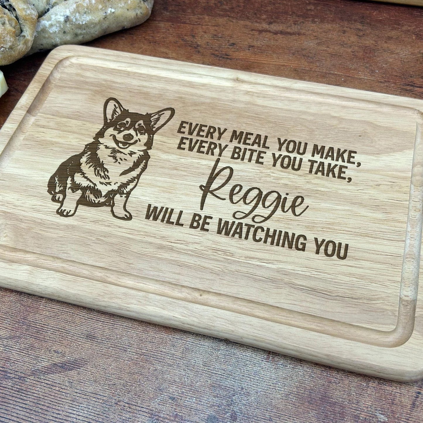 Corgi Pembroke Welsh Dog - Personalised Chopping Board