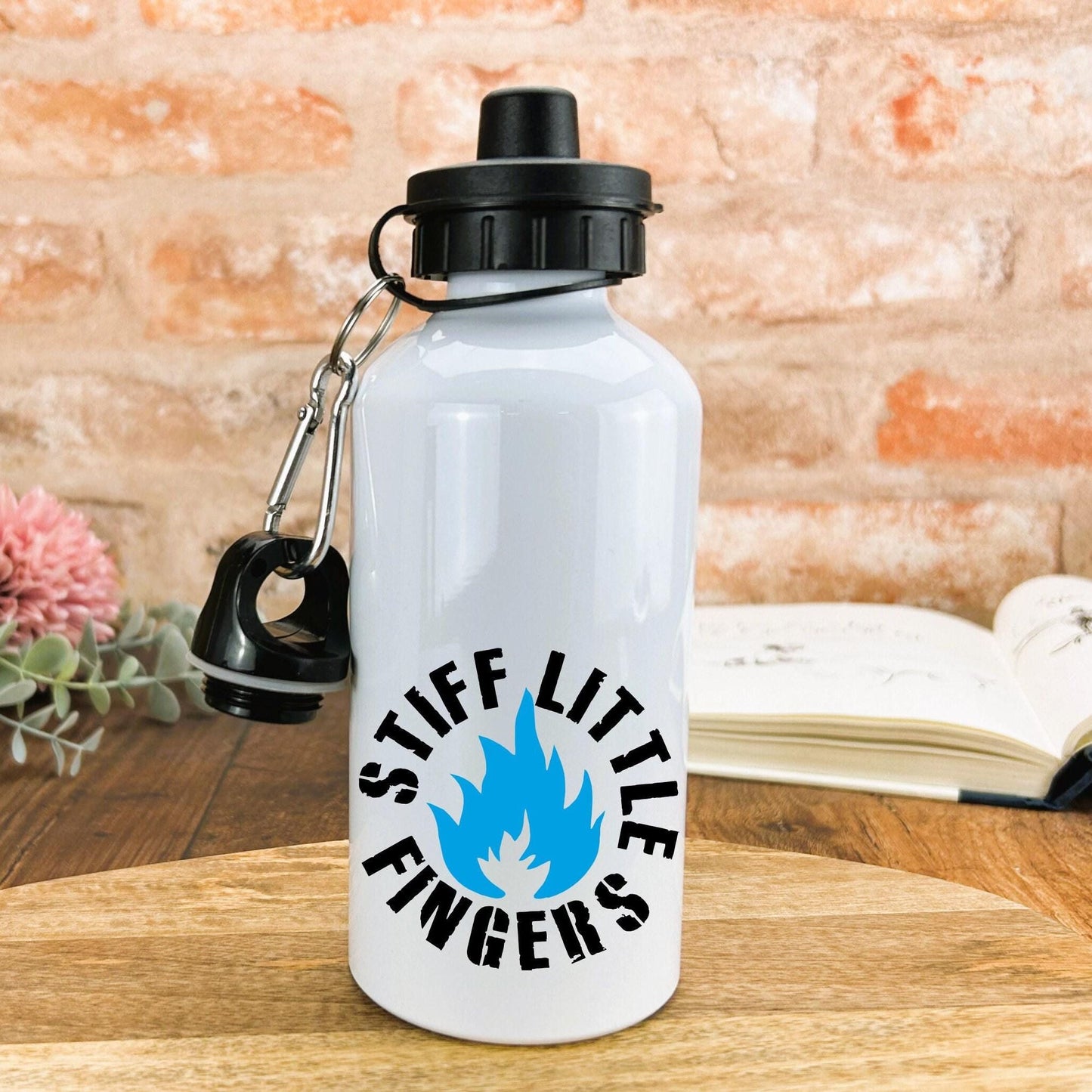 Stiff Little Fingers Logo - Northern Ireland - Personalised Water Bottle