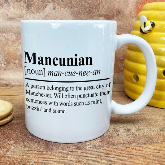 Mancunian Definition - Personalised Ceramic Mug