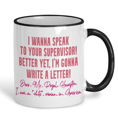 White Chicks "I'm Gonna Write A Letter" Personalised Movie Ceramic Mug