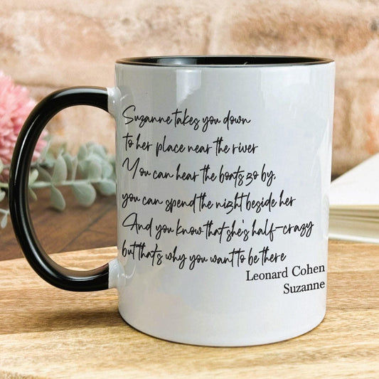 Leonard Cohen Suzanne Mug