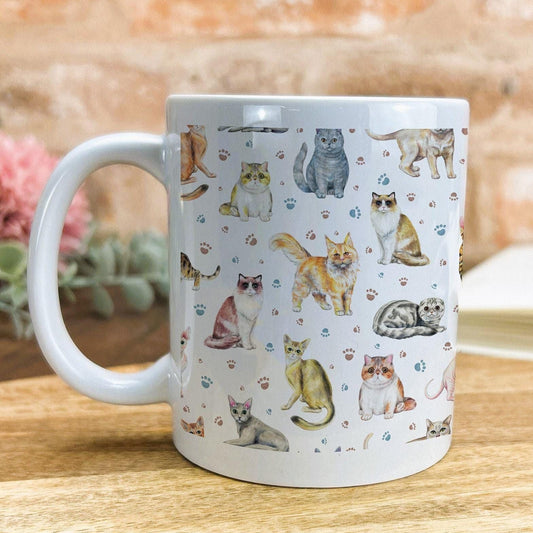 Cat Design Mug Personalised