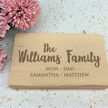 Family Name Doorway Entryway Personalised Bespoke Sign