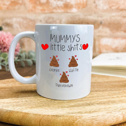 Mum Little Shits Personalised Mothers Day Ceramic Mug