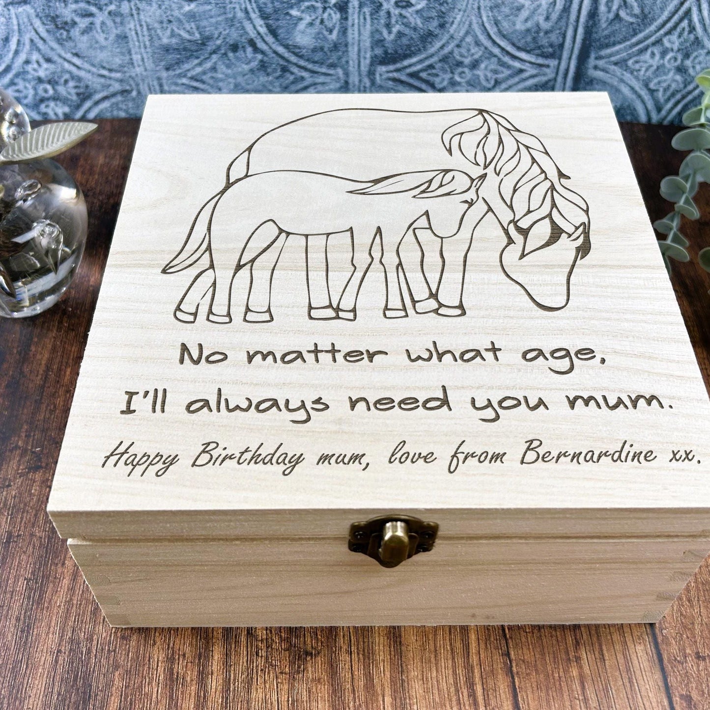 Always Need You Mum Personalised Memory Keepsake Box - Mother's Day Gift