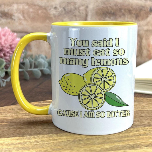 Kate Nash Foundations Lemons So Bitter Music Lyrics Mug
