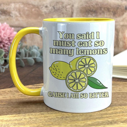 Kate Nash Foundations Lemons So Bitter Music Lyrics Mug