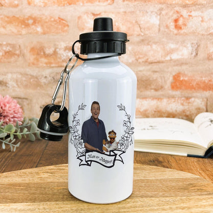 Man Or Muppet The Muppets Jason Segel Water Bottle Movie Personalised Gift