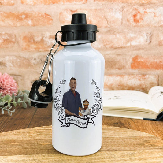 Man Or Muppet The Muppets Jason Segel Water Bottle Movie Personalised Gift
