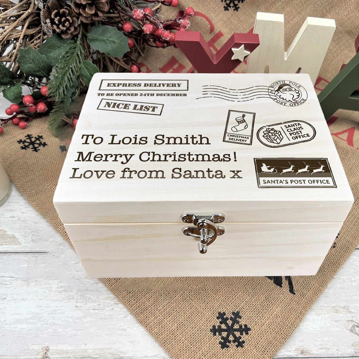 Letter From Santa Christmas Eve Box Personalised